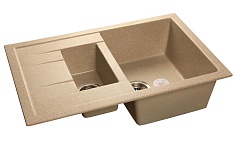 Granfest Мойка кухонная Quadro GF-Q775KL Песочный